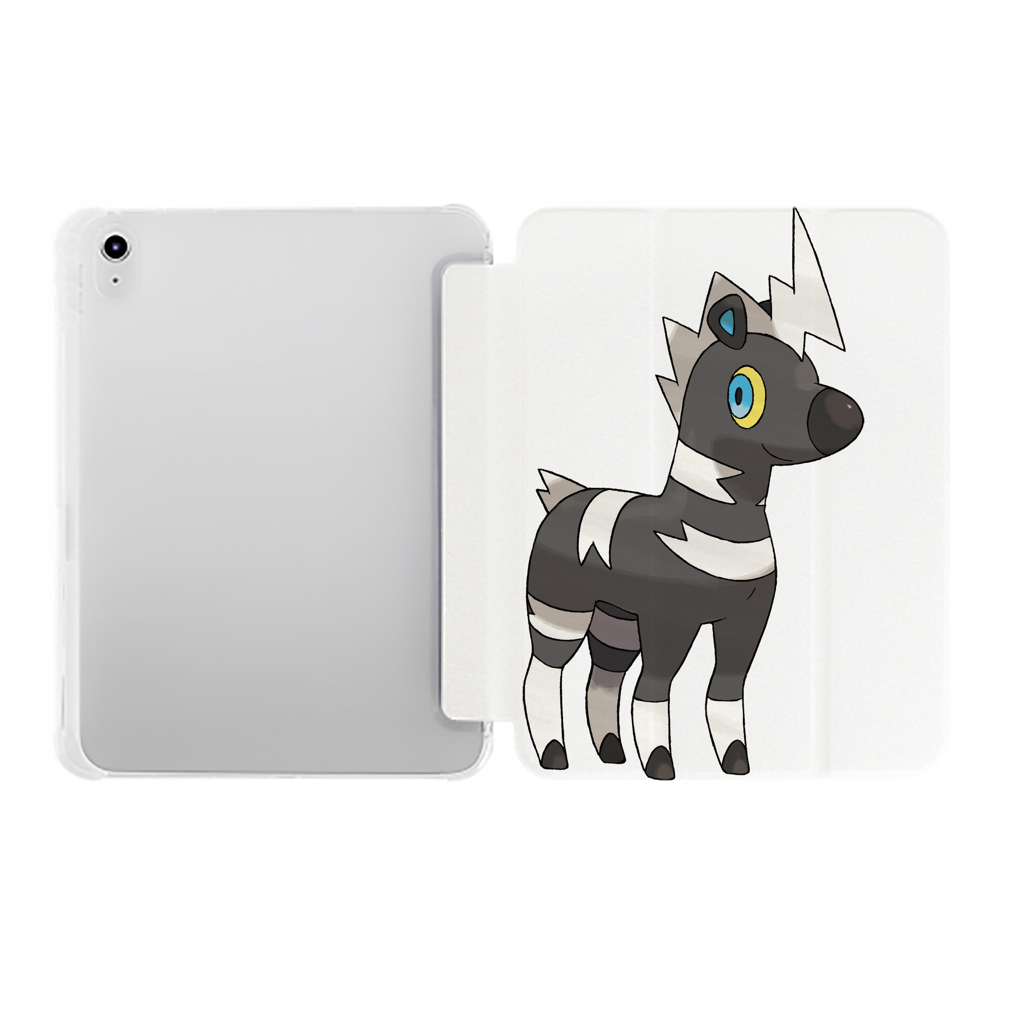 （画像用） ポケットモンスター Pokémon IPad ケース ペン収納付き 三つ折りスタンド PUレザー×シリコン 対応機種9.5/10.5/10.9インチ